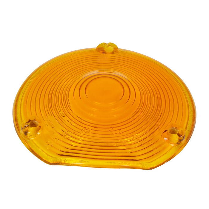 4" round glass replacement lens for sleeper load light - SINGLE