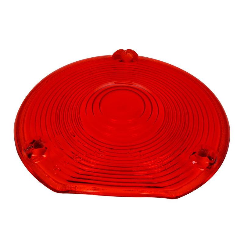 4" round glass replacement lens for sleeper load light - SINGLE