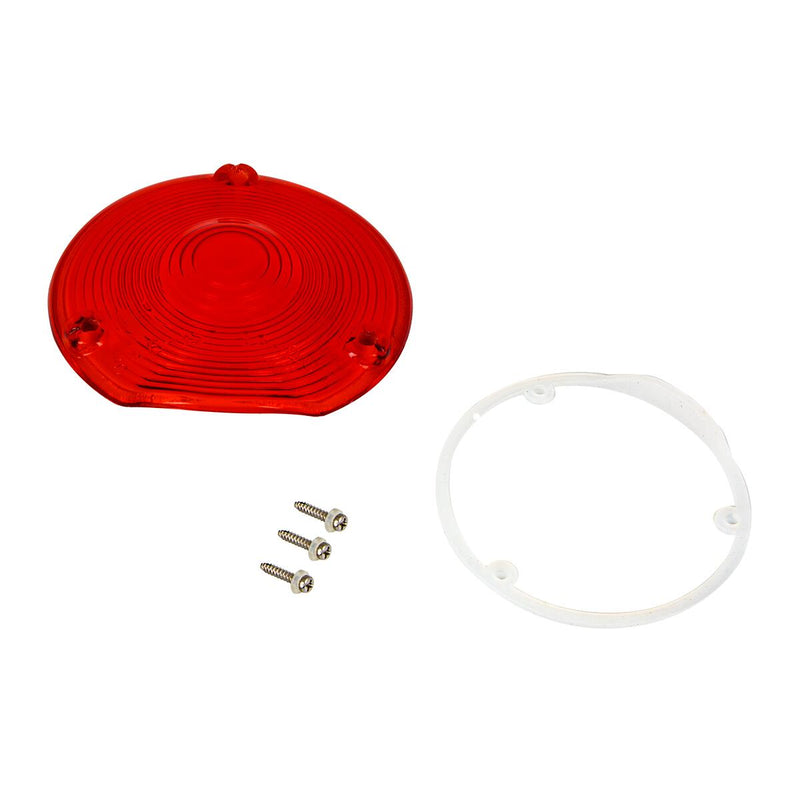 4" round glass replacement lens for sleeper load light - SINGLE