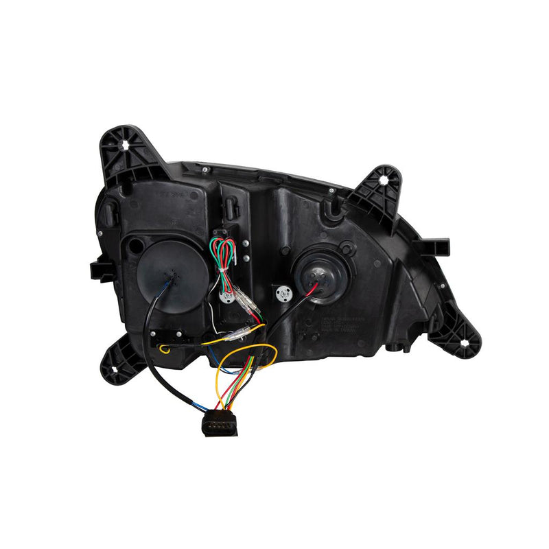 Peterbilt 579 projection-style halogen headlight assembly w/sequential LED turn signal - SINGLE