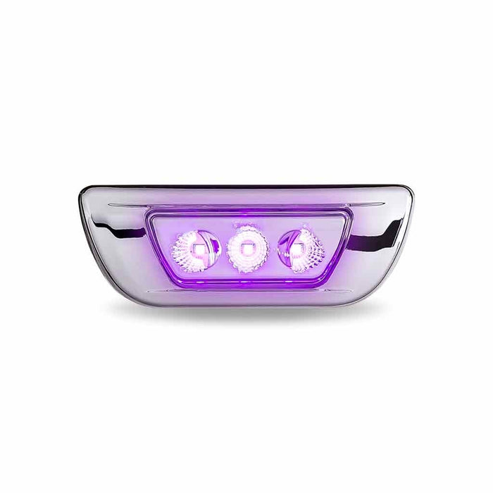 Kenworth T680 / Peterbilt 579 Amber/Purple Dual Revolution LED cab marker light - SINGLE