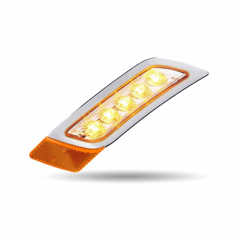 Peterbilt 579/567/587 Amber/Blue Dual Revolution LED fender marker/turn signal/auxiliary light