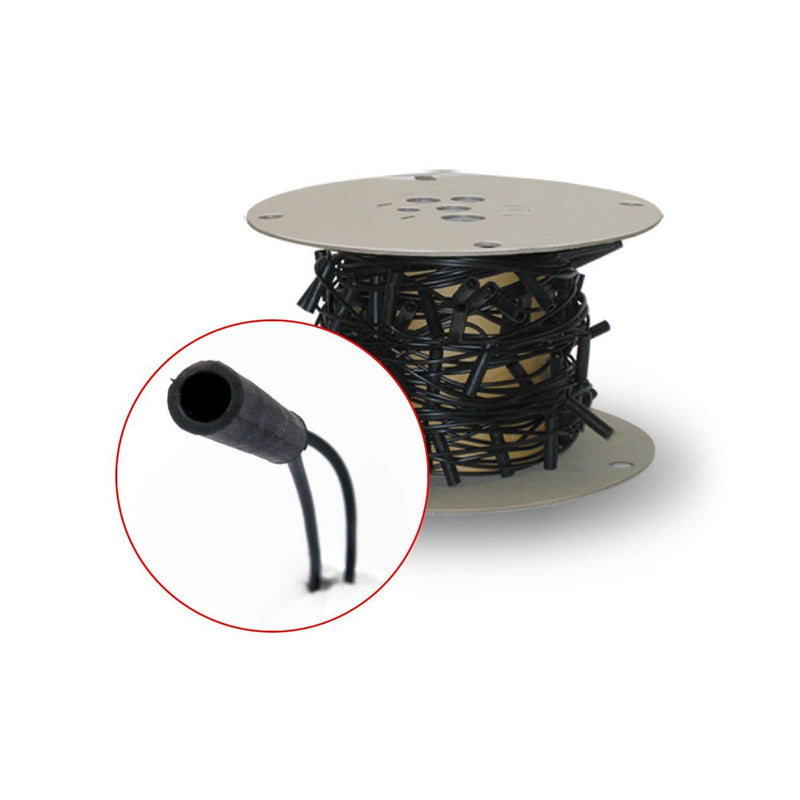 Single female .180 bullet plug wire harness 12" spacing - SINGLE, 92 plugs per roll