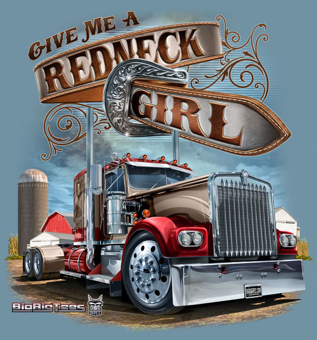 Redneck Girl trucker tee shirt