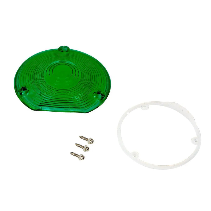 4" round glass replacement lens for sleeper load light - SINGLE