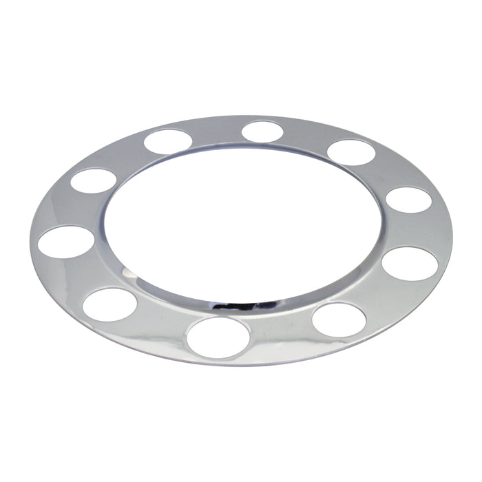 Stainless steel beauty ring for 10-hole unimount hubs