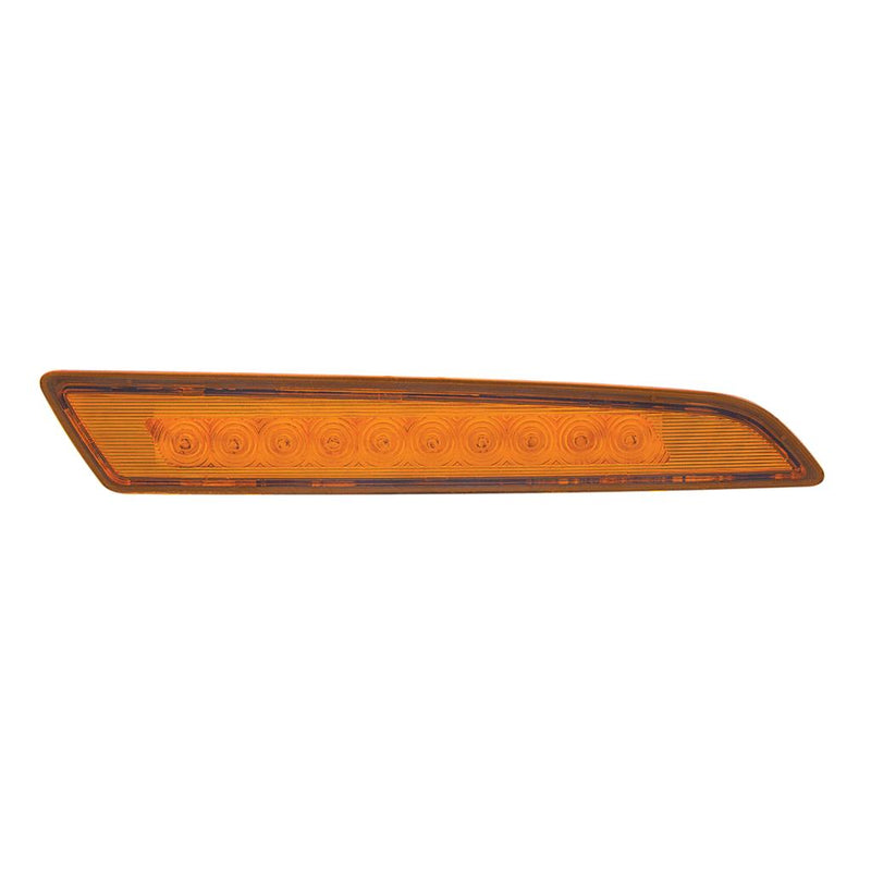 Volvo VN/VNL 2018+ amber 10 diode LED side marker light - SINGLE