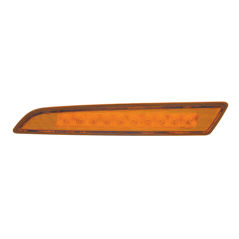 Volvo VN/VNL 2018+ amber 10 diode LED side marker light - SINGLE