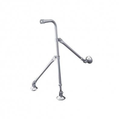 Stainless steel tripod fender mirror bracket set only - no mirror included, SINGLE