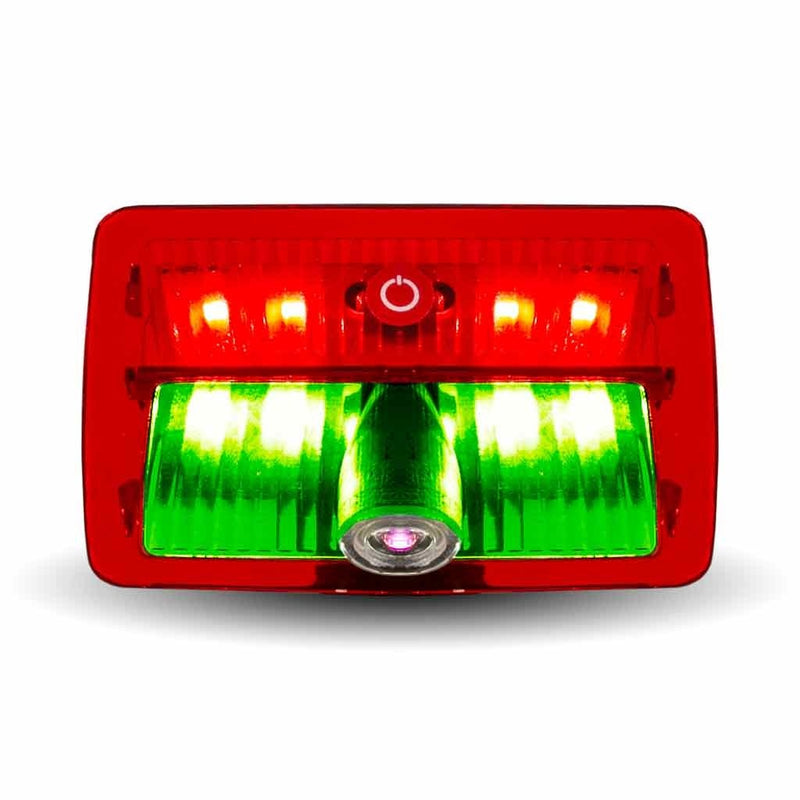 Peterbilt 384/386/389 or Kenworth W900/T800 LED 6-color door light with ground effect