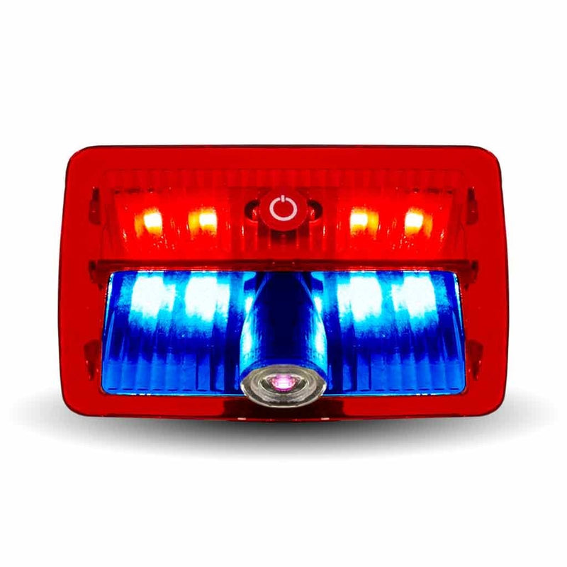 Peterbilt 384/386/389 or Kenworth W900/T800 LED 6-color door light with ground effect