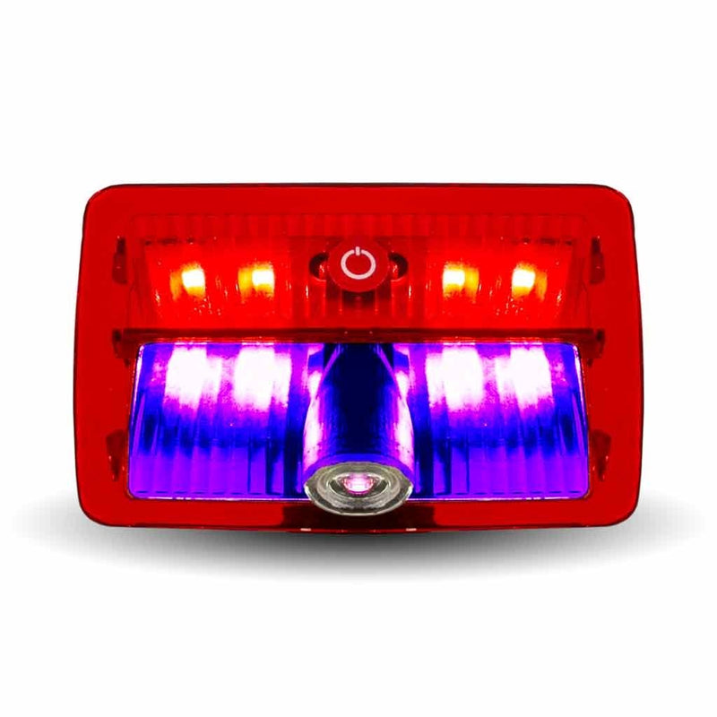 Peterbilt 384/386/389 or Kenworth W900/T800 LED 6-color door light with ground effect