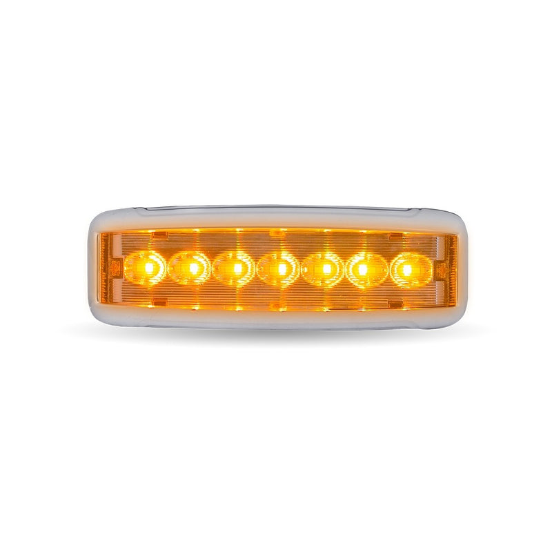 Kenworth T680 / Peterbilt 579 6-color LED replacement dome light amber/blue/green/purple/red/white - SINGLE