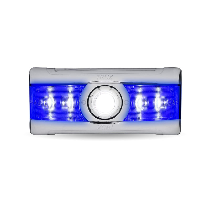 Peterbilt 379 6-color LED replacement dome and map light amber/blue/green/purple/red/white - SINGLE