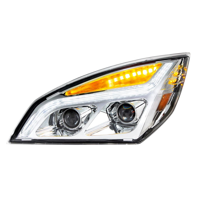 Freightliner Cascadia 2018-2023 all LED projector-style headlight w/LED position light