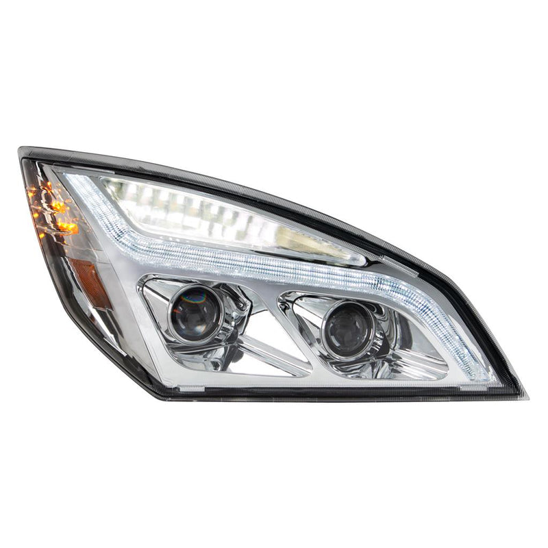 Freightliner Cascadia 2018-2023 all LED projector-style headlight w/LED position light