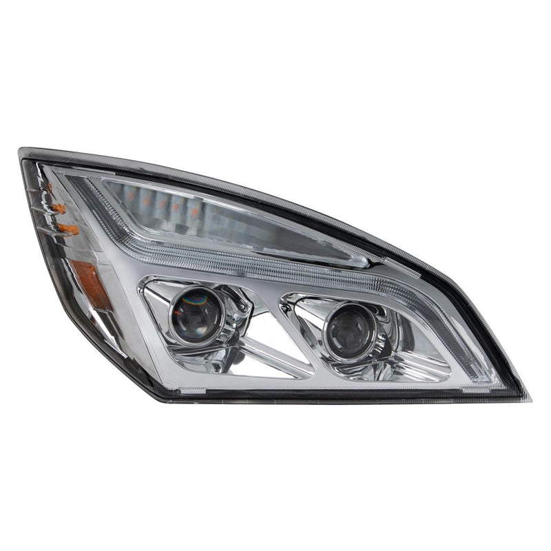 Freightliner Cascadia 2018-2023 all LED projector-style headlight w/LED position light