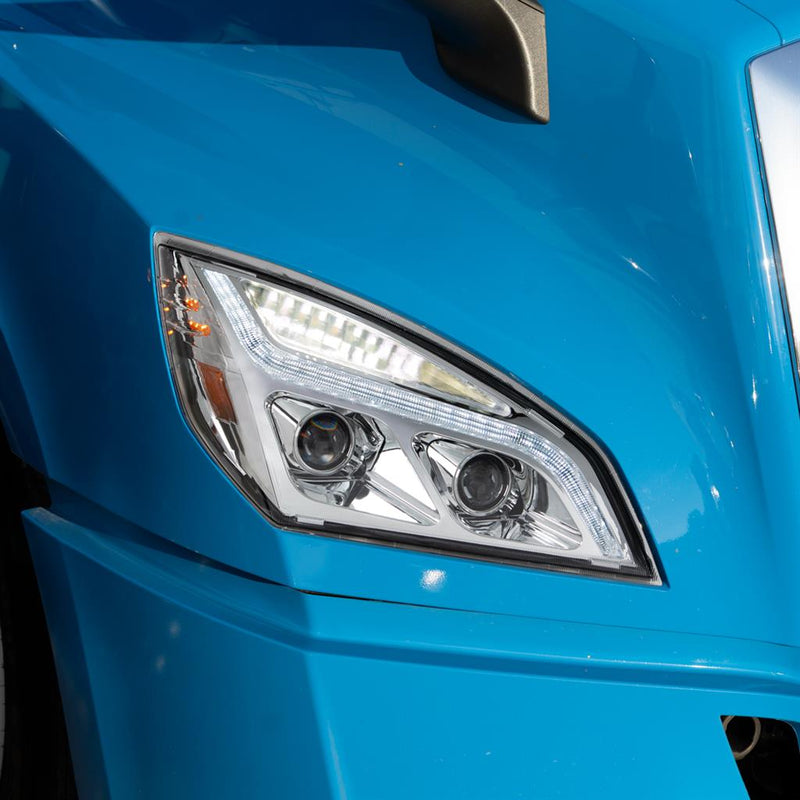 Freightliner Cascadia 2018-2023 all LED projector-style headlight w/LED position light