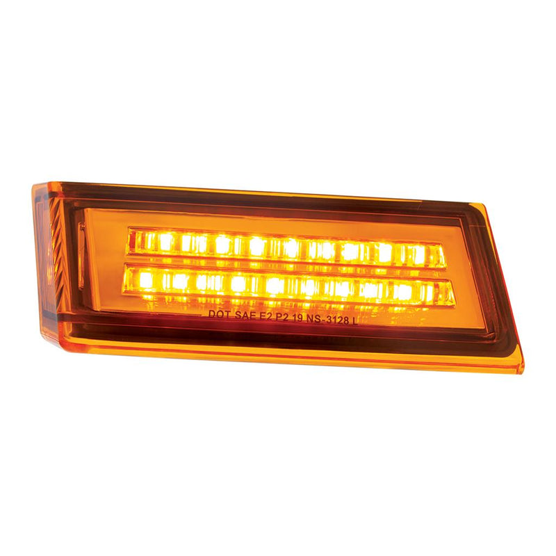 Freightliner Cascadia 2018+ Amber LED turn signal w/OEM plug