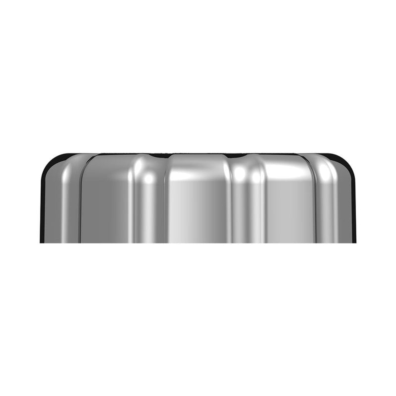 Volvo chrome plastic fuel cap cover - NON locking