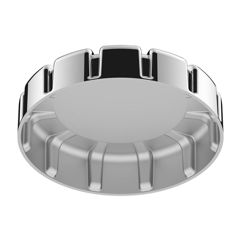 Kenworth chrome plastic fuel cap cover - NON locking
