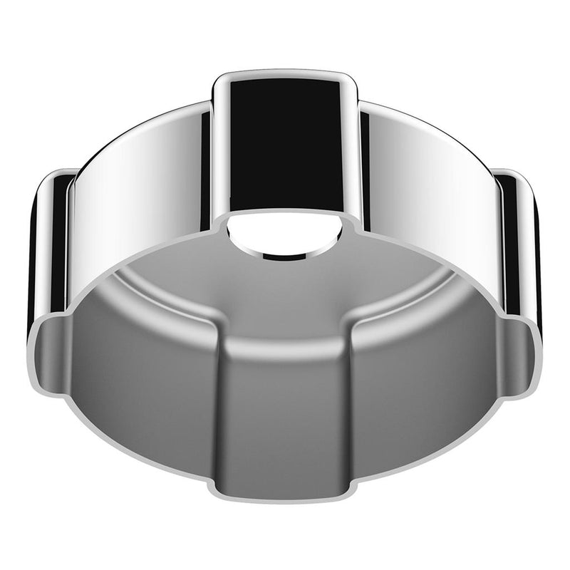 Freightliner chrome plastic fuel cap cover - locking