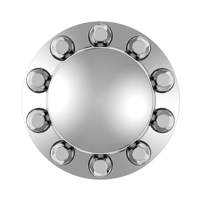 Chrome plastic rear axle cover with 33mm push on lugnut covers - SINGLE