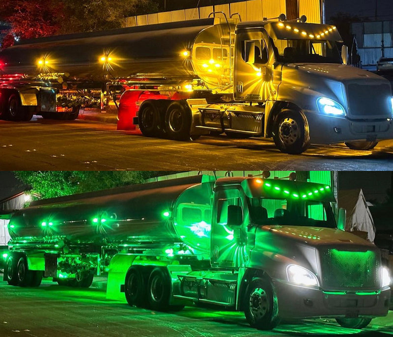 #1157 dual color 15 diode LED light bulb for glass watermelon lens light - SINGLE