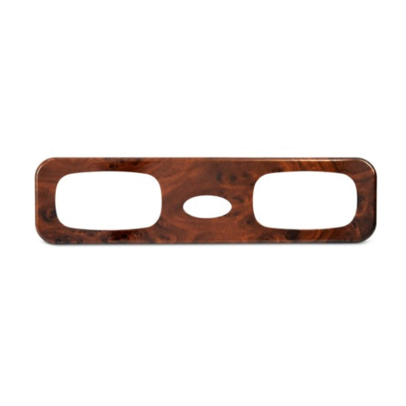 Peterbilt 386/389 wood-look plastic passenger's side air conditioner/heater vent surround