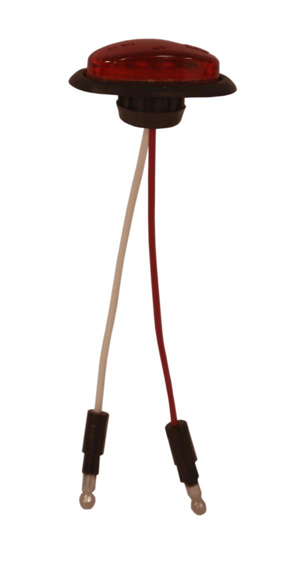 Grote Micronova P2 Red grommet-mount LED marker light