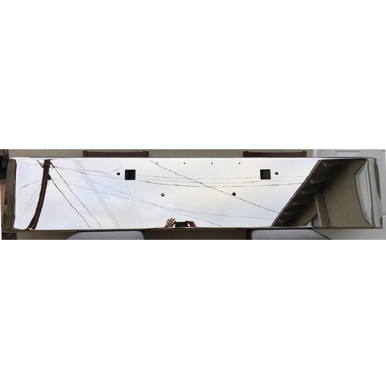 Peterbilt 389 premium 8 gauge chrome 18" rolled end bumper w/standard tow & mounting holes