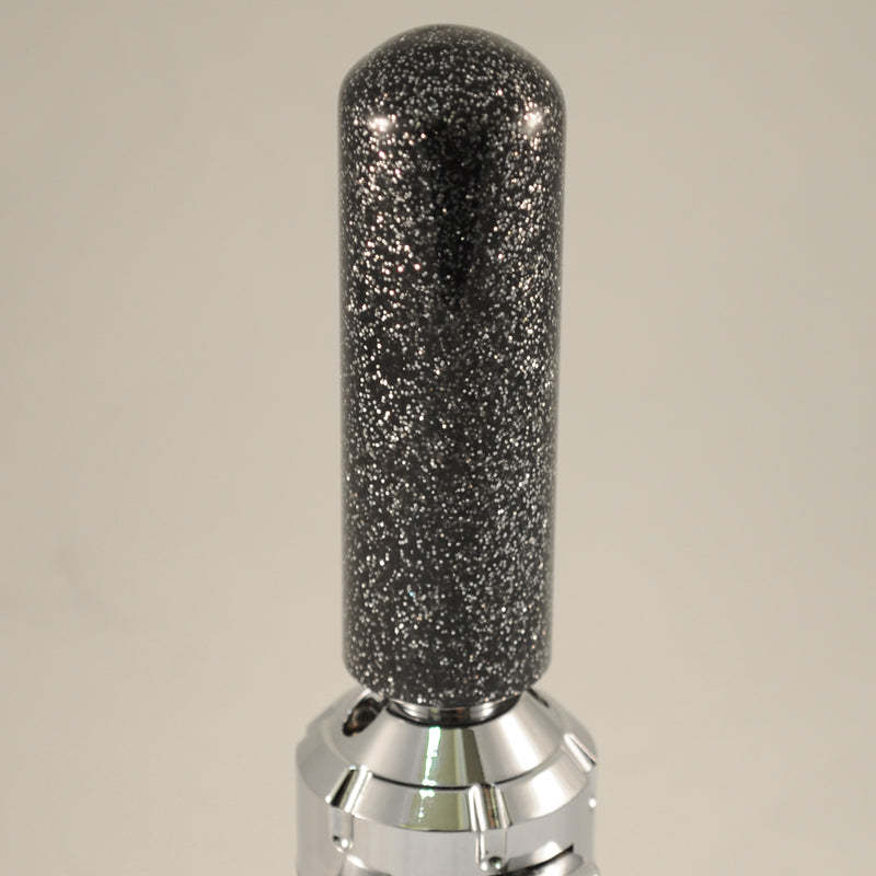 4" long x 1.3" diameter rod gear shift knob w/ 1/2" x 13 adapter
