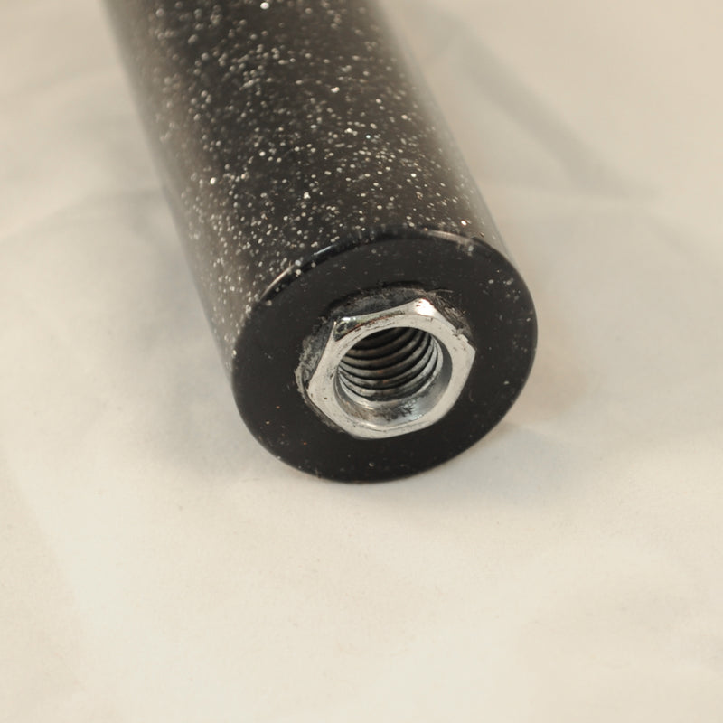 4" long x 1.3" diameter rod gear shift knob w/ 1/2" x 13 adapter