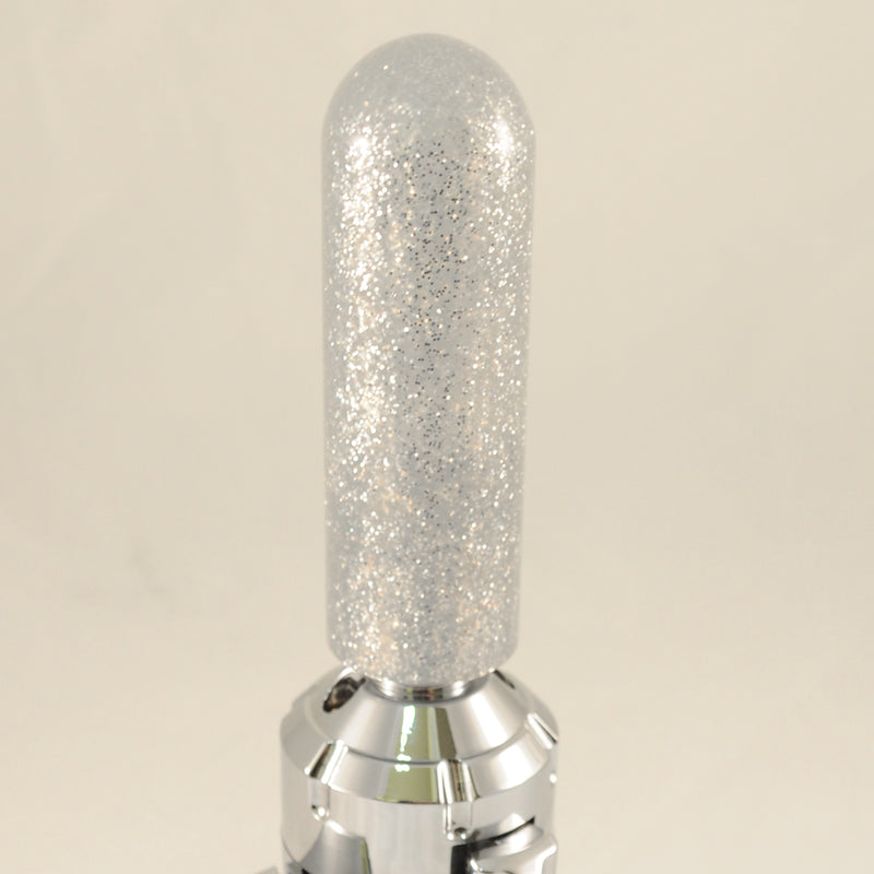 4" long x 1.3" diameter rod gear shift knob w/ 1/2" x 13 adapter