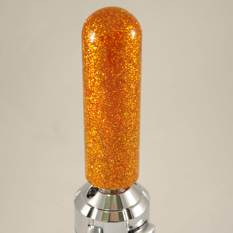 4" long x 1.3" diameter rod gear shift knob w/ 1/2" x 13 adapter