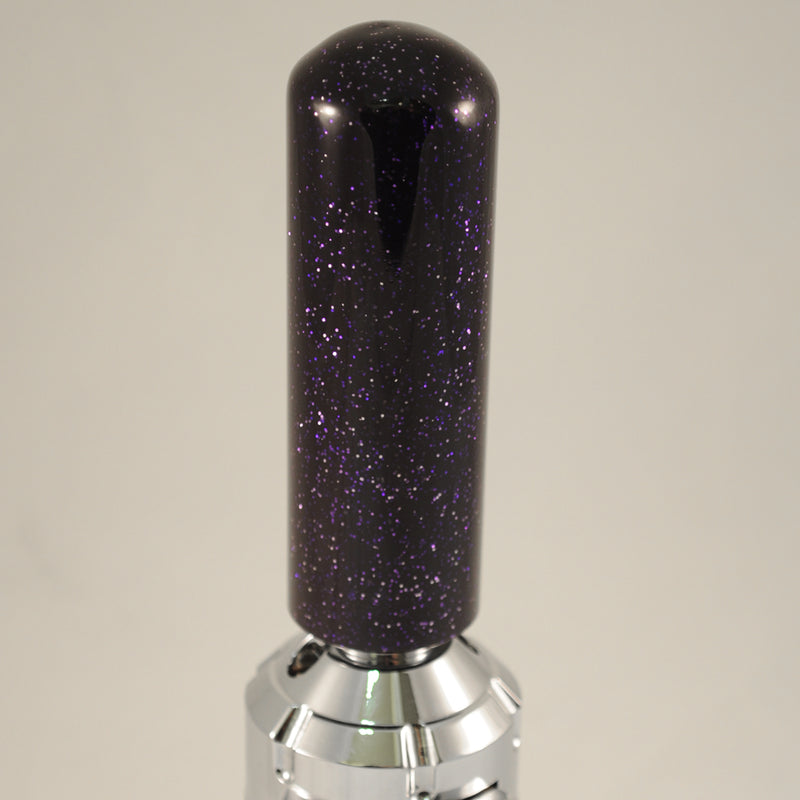 4" long x 1.3" diameter rod gear shift knob w/ 1/2" x 13 adapter
