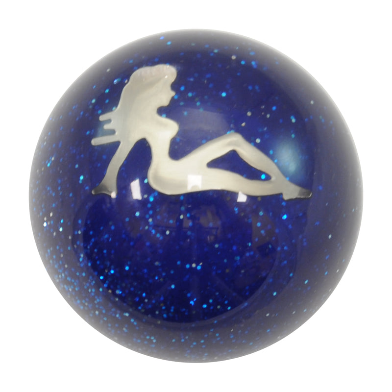 Mudflap Girl 2.25" diameter round gear shift knob
