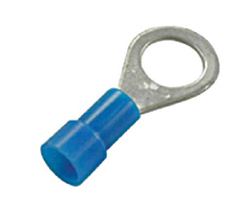 16-14 gauge stud vinyl ring terminal - select a size