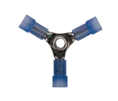 16-14 AWG 3-Way (X) Nylon Connector - 4 pieces