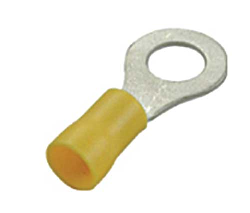 12-10 gauge stud vinyl ring terminal - select a size