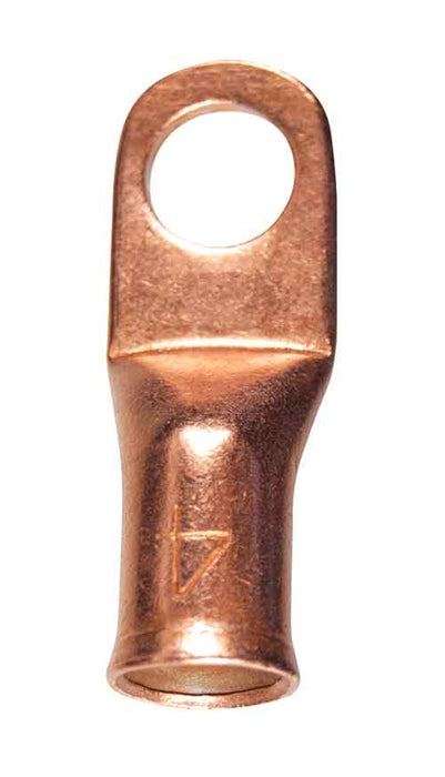 3/8" stud seamless tubular copper lug - 5 pieces