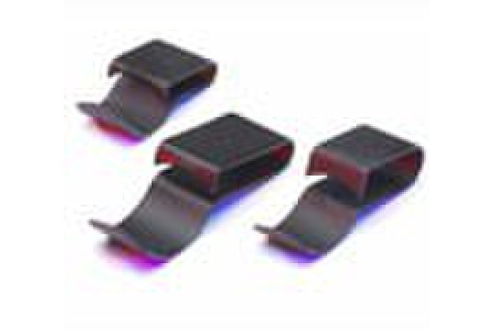 1-3/4"x1/2"x1/4" (LxWxH) Medium Steel Push-On Frame Clips - 6 pieces