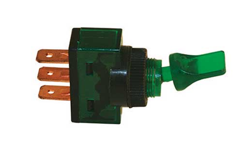 20 AMP @ 12 Volt S.P.S.T. on/off duckbill toggle switch - SINGLE