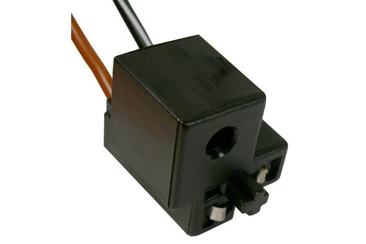 2-Wire GM 4703 halogen sealed low beam mini-bulb headlight connector pigtail, 1986 & newer