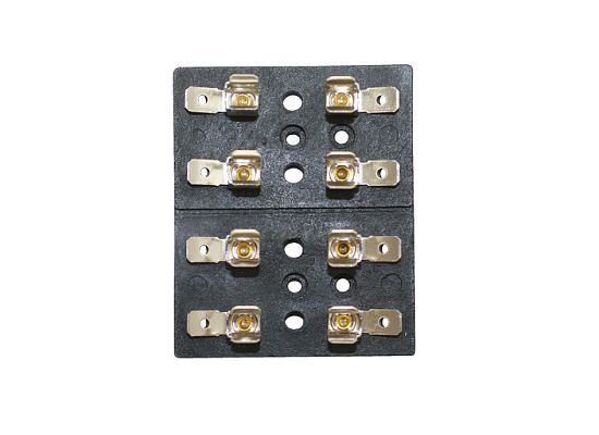 4 Position Glass Fuse Block - 1 piece