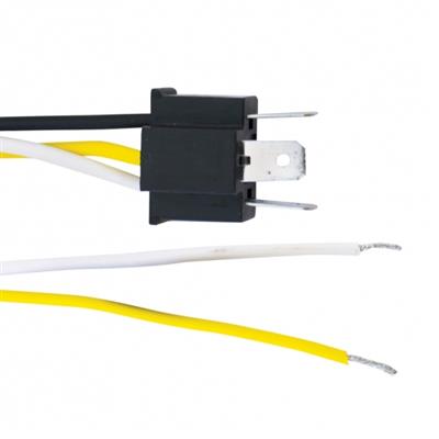 "Halo Glow" single 7" diameter LED projection-style headlight with amber/white outer ring - SINGLE