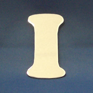 2" chrome cut out alphabet letter - tape mount