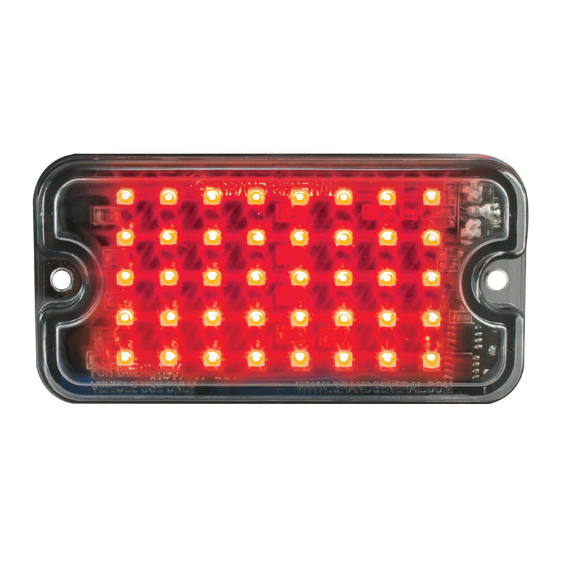 40 diode LED ultra-thin strobe light w/8 flash patterns