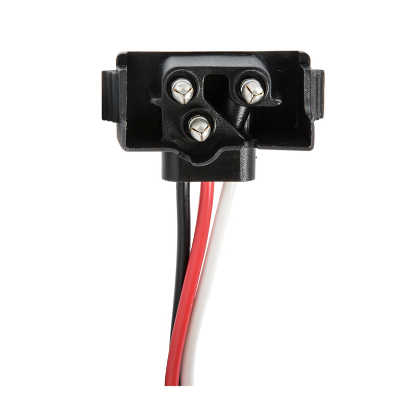 Male Delphi-style 3 prong pin to standard right angle 3 offset pin wire adapter harness