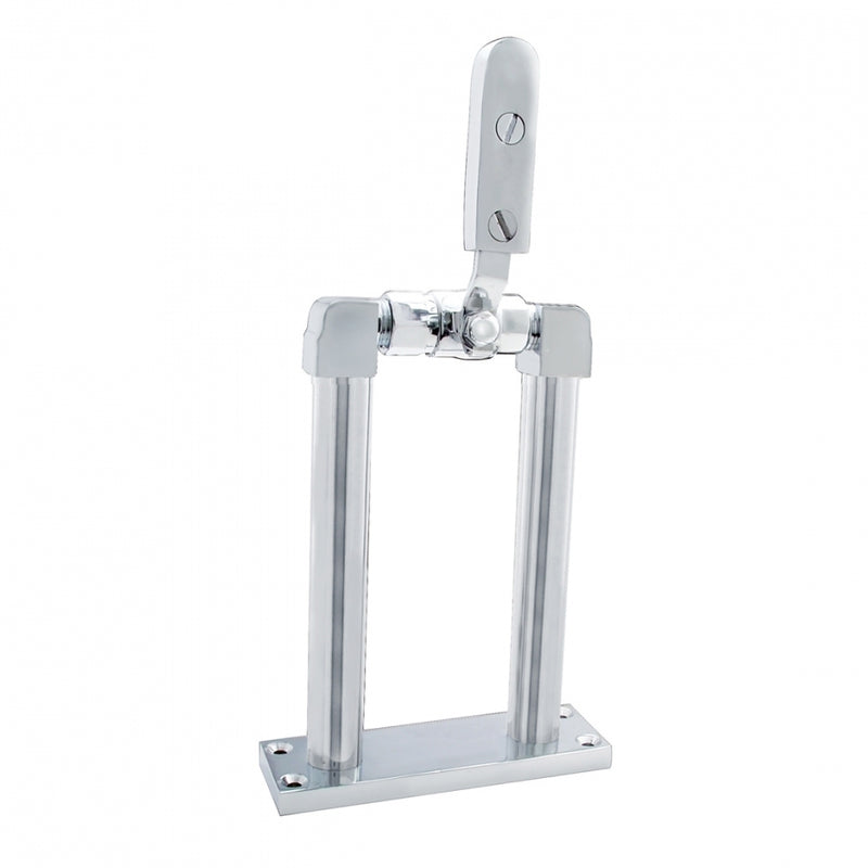 9" chrome stand/air valve hand lever set for train horns